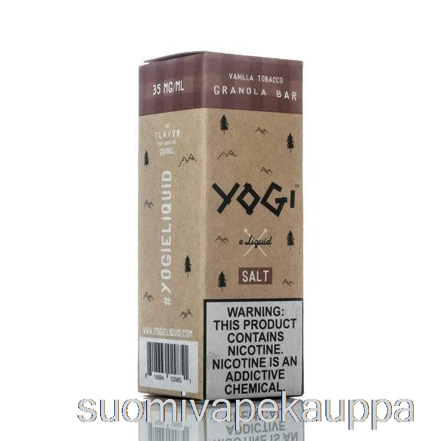Vape Box Vanilja Tupakka Granolapatukka - Joogisuolat E-neste - 30ml 50mg